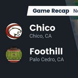 Chico vs. Foothill