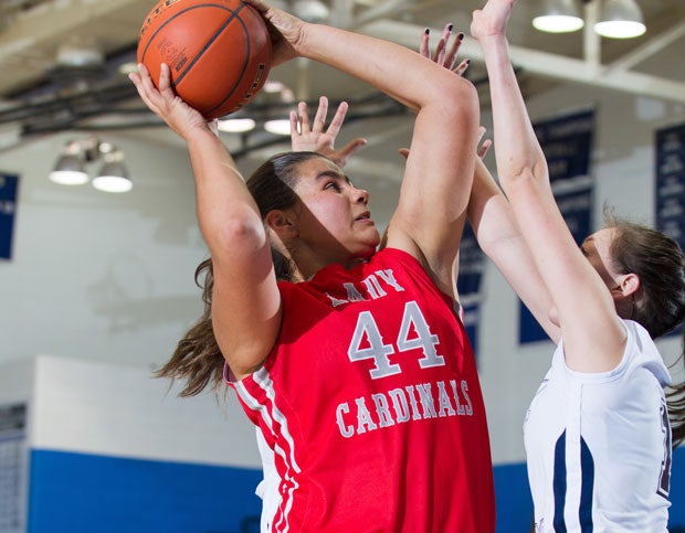 Angelica Montoya and the Roberston girls basketball team have the fifth toughest schedule thus far in New Mexico.