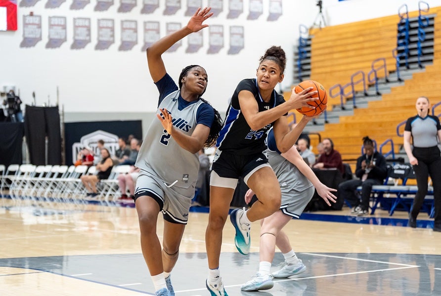Indiana commit GiGi Battle came into the Chipotle Nationals averaging 13.6 points per game for DME Academy. (PHOTO: Julie Brown)