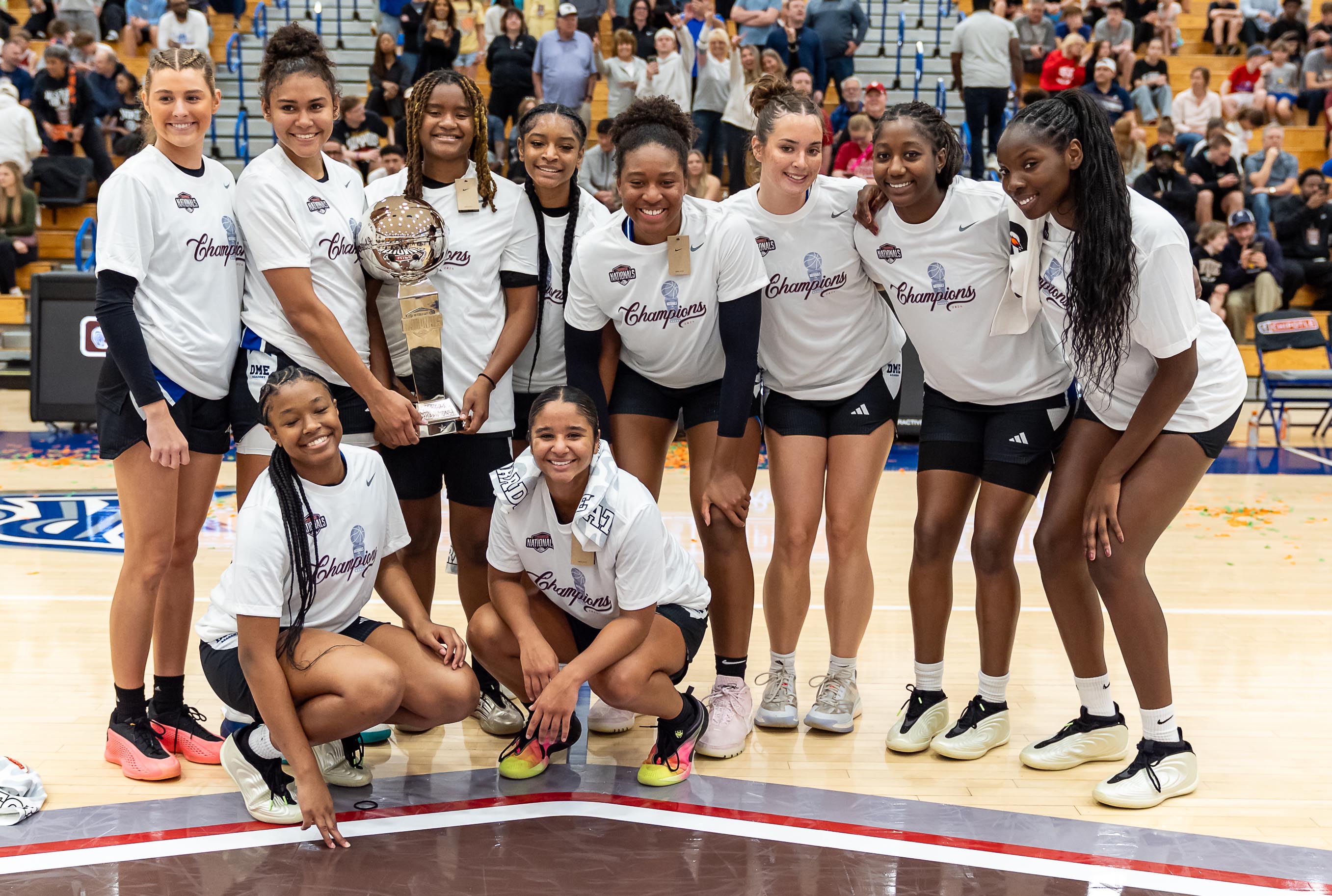 DME Academy won its first Chipotle Nationals title on Saturday after beating No. 6 Bullis, The St. James and Long Island Lutheran in three days. (PHOTO: Julie Brown)