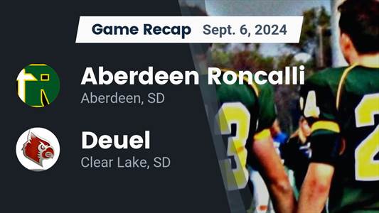 Football Recap: Roncalli Piles Up the Points Against Mobridge-Po