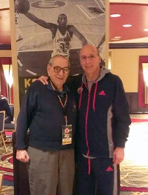 Allocco with Howie Garfinkel