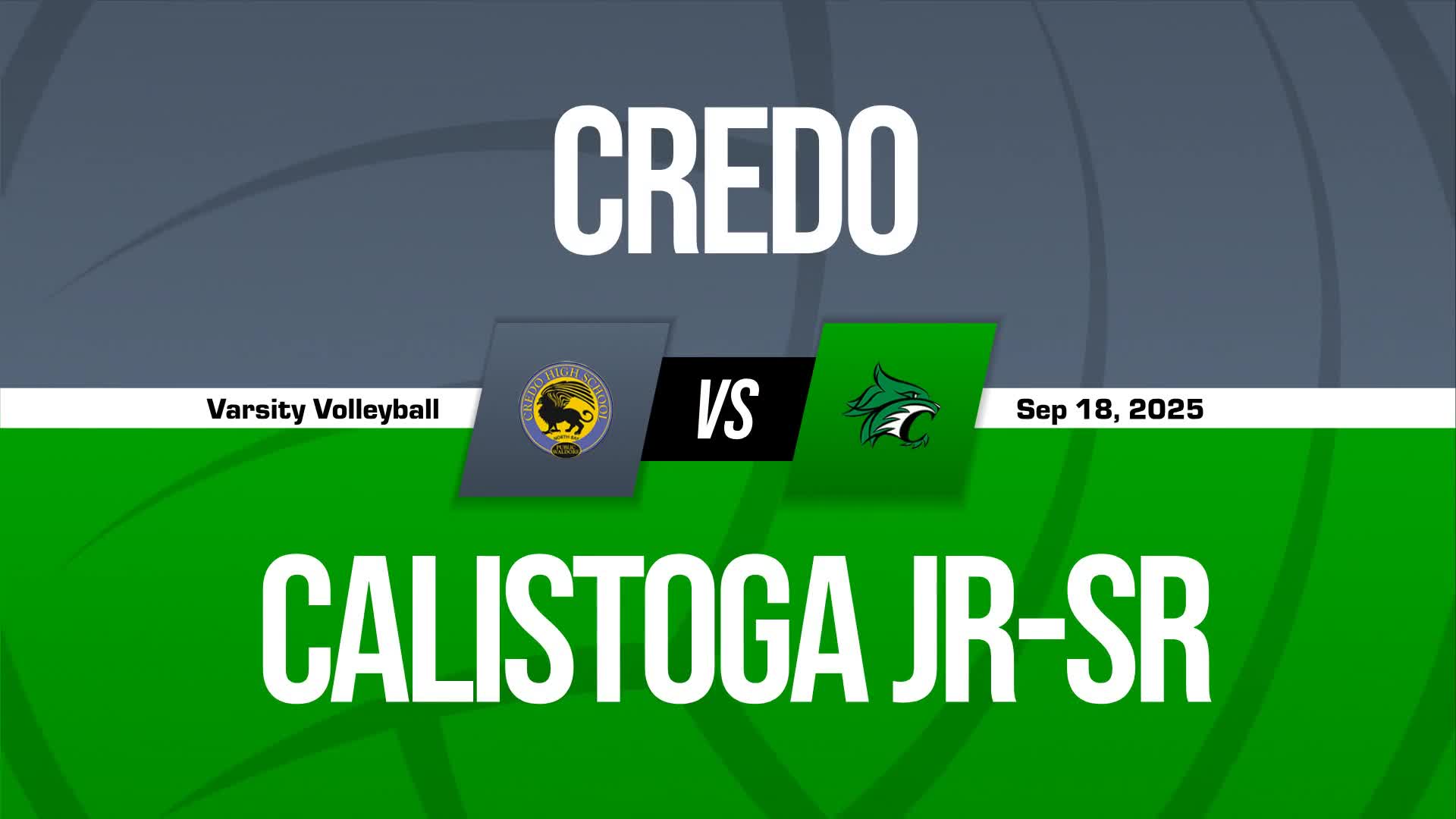 Volleyball Game Preview: Credo Gryphon vs. Calistoga Wildcats