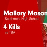 Mallory Mason Game Report: vs North Putnam