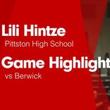 Lili Hintze Game Report: @ Crestwood