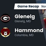 Football Game Recap: Hammond Golden Bears vs. Glenelg Gladiators
