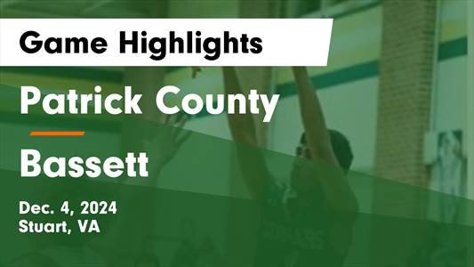 Basketball Recap: Patrick County Comes Up Short