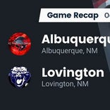 Football Game Recap: Albuquerque Academy Chargers vs. Lovington Wildcats