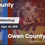 Football Game Recap: Owen County vs. Gallatin County