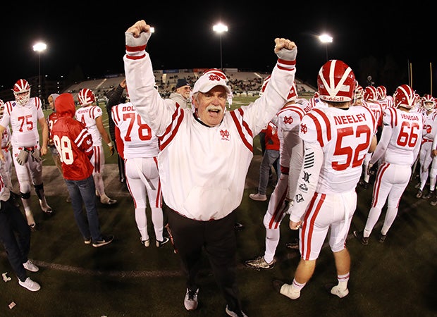 Mater Dei and coach Bruce Rollinson finally won the school's first CIF state football championship.