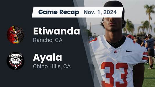 Football Recap: Etiwanda's Luck Changes for the Better  on Frida