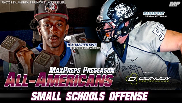Football All-Americans: Small sch. offense