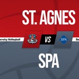 Volleyball Recap: St. Agnes Comes Up Short