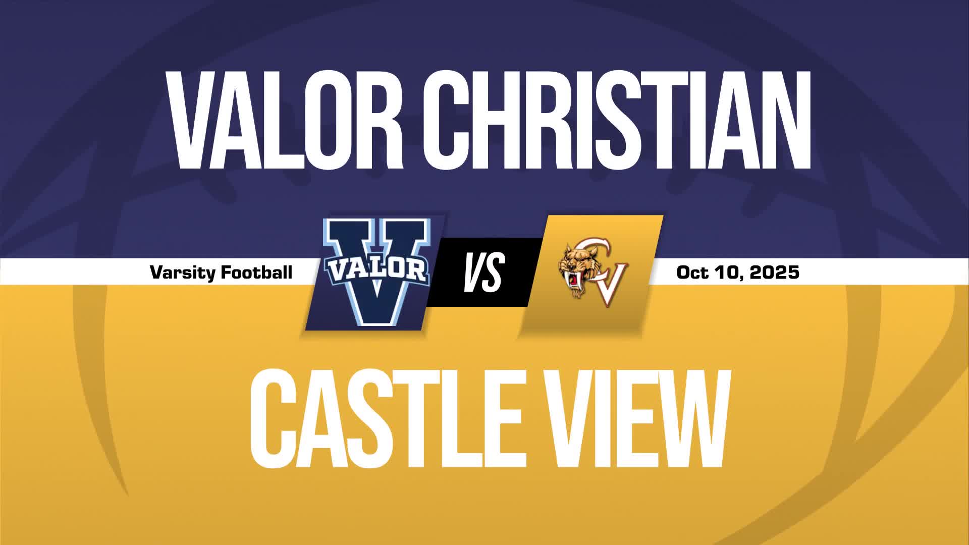Football Recap: Castle View Takes a Loss + How To Watch