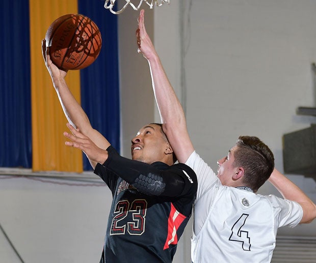 Jaden McClanahan makes a lot of tough shots for Salesian.