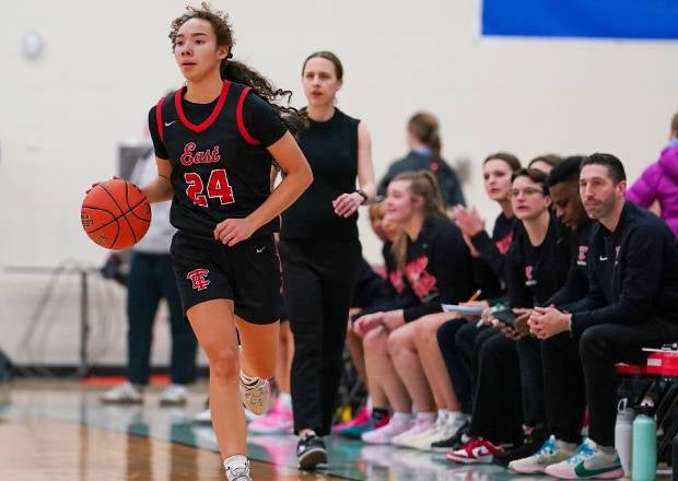 Wauwatosa East, led by DePaul signee Mikaia Litza, is 22-0 and riding a 34-game winning streak with playoffs nearing. (PHOTO: David Feyen)