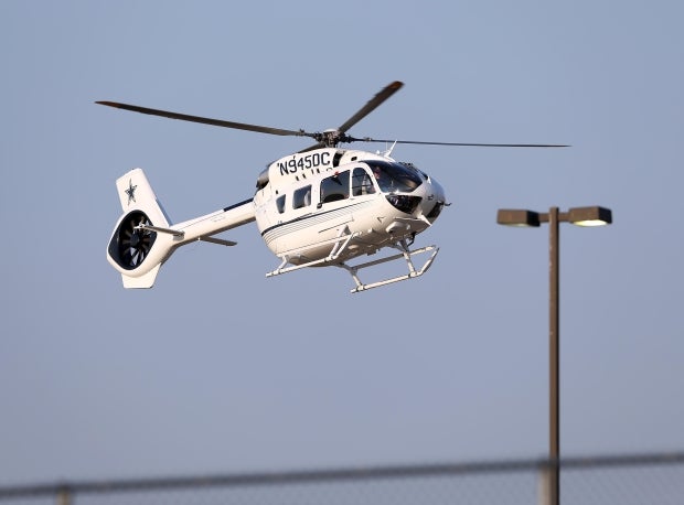 Jerry and Stephen Jones arrive at Thursday's Highland Park game in style.
