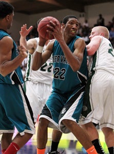 Marcus Lee's greatest improvement
with AAU basketball has been
his offensive aggressiveness.
