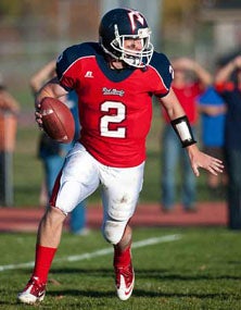 Springville QB Steve Bate accounted
for four touchdowns.
