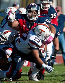 Springville's defense was stout
throughout.