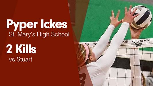 Pyper Ickes Game Report: @ Stuart
