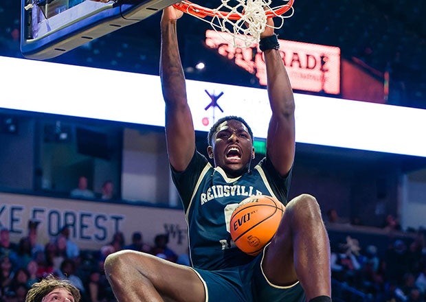 Grid-hoops star Kendre Harrison leads the Nike EYBL circuit in rebounding heading into the second session. (PHOTO: Brad Arrowood)