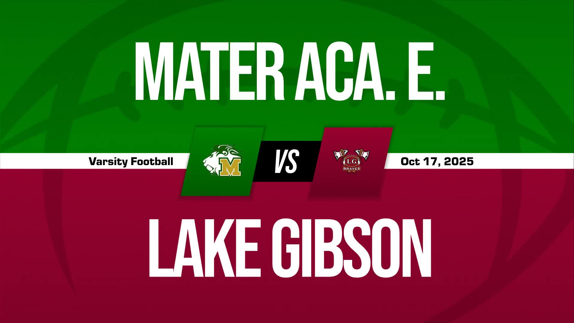 Football Game Preview: Lake Gibson Braves vs. Edgewater Eagles + How To Watch