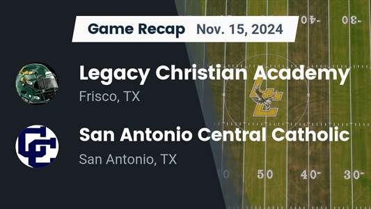 Football Recap: Luke Lawrence Leads Legacy Christian Academy to 