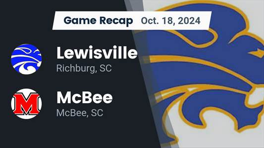 Football Game Preview: McBee Panthers vs. Lee Central Stallions