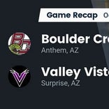 Boulder Creek beats Valley Vista for their third straight win