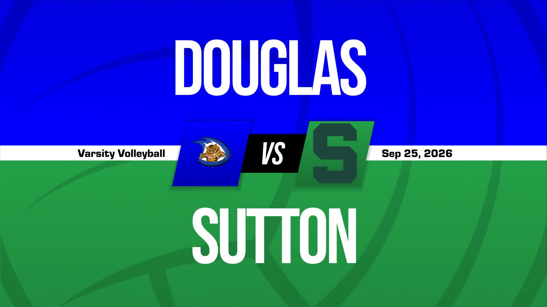 Volleyball Recap: Douglas Takes Care of Sutton