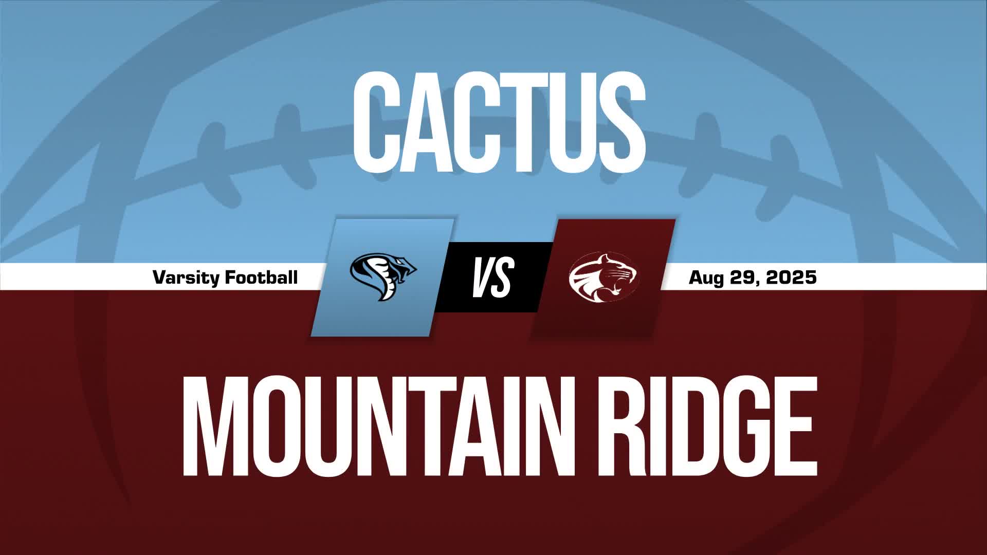 Football Game Preview: Cactus Cobras vs. Apollo Hawks