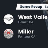 Football Game Recap: San Bernardino Cardinals vs. Miller Rebels