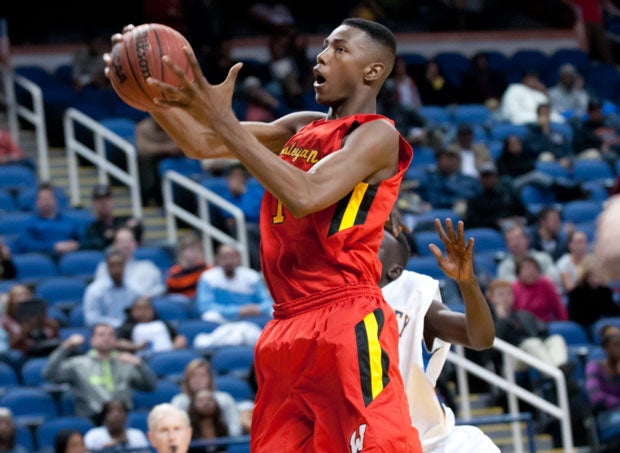 Harry Giles led Wesleyan Christian with 18 points and 11 rebounds in the NCISAA Class 3A state championship game.