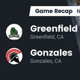 Football Game Recap: Gonzales Spartans vs. Greenfield Bruins