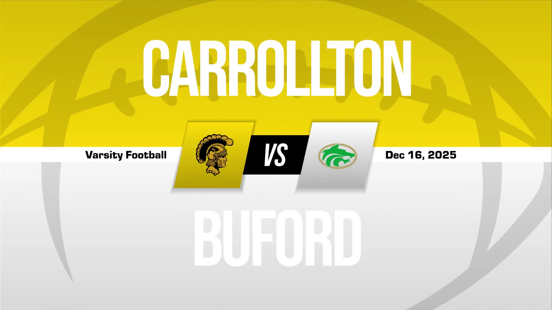 Football Recap: Buford Finds Playoff Glory Versus Carrollton