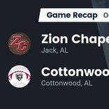 Football Game Recap: Zion Chapel Rebels vs. Cottonwood Bears