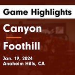 Basketball Game Recap: Foothill Knights vs. Canyon Comanches