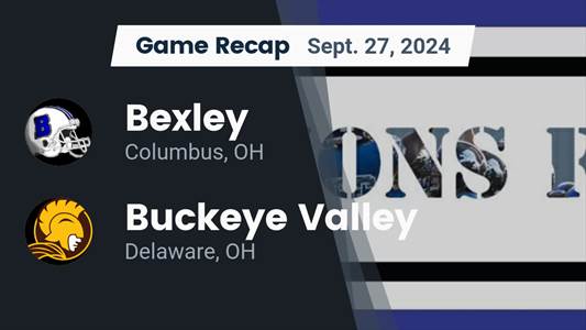 Football Recap: Buckeye Valley Skates Past Bexley with Ease