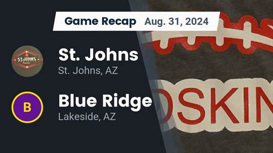 Football Recap: Blue Ridge Piles Up the Points Against Window Rock