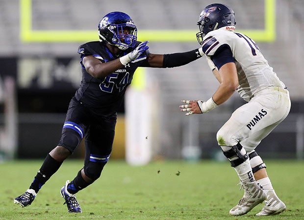 Defensive lineman/linebacker Brandon Buckner