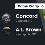 A.L. Brown have no trouble against Concord