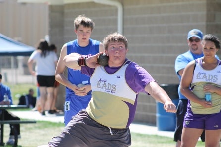 Eads junior Daniel Weirich has the top mark in the state in the shot put this season, regardless of classification.
