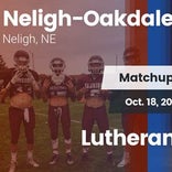 Football Game Recap: Neligh-Oakdale vs. Lutheran-Northeast