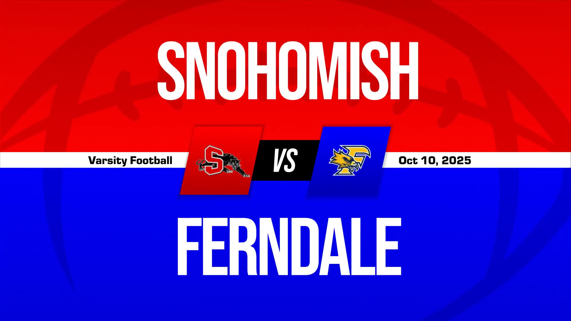 Football Game Preview: Snohomish Panthers vs. Oak Harbor Wildcats + How To Watch