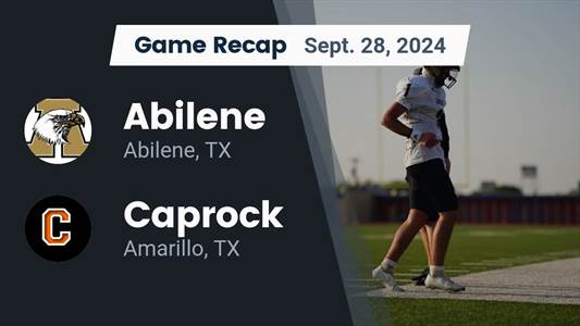 Football Game Preview: Abilene Eagles vs. Amarillo Sandies