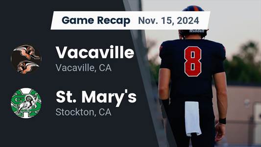 Football Recap: Friday's  Defeat Ends St. Mary's Winning Streak