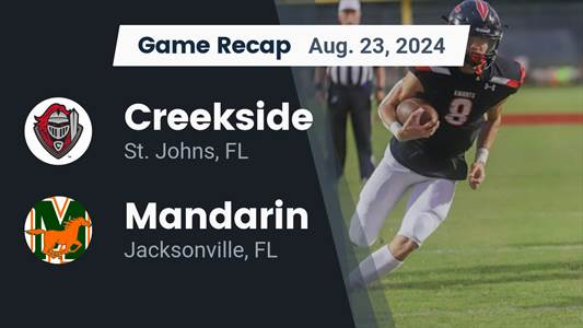 Football Game Preview: Creekside Plays at Home