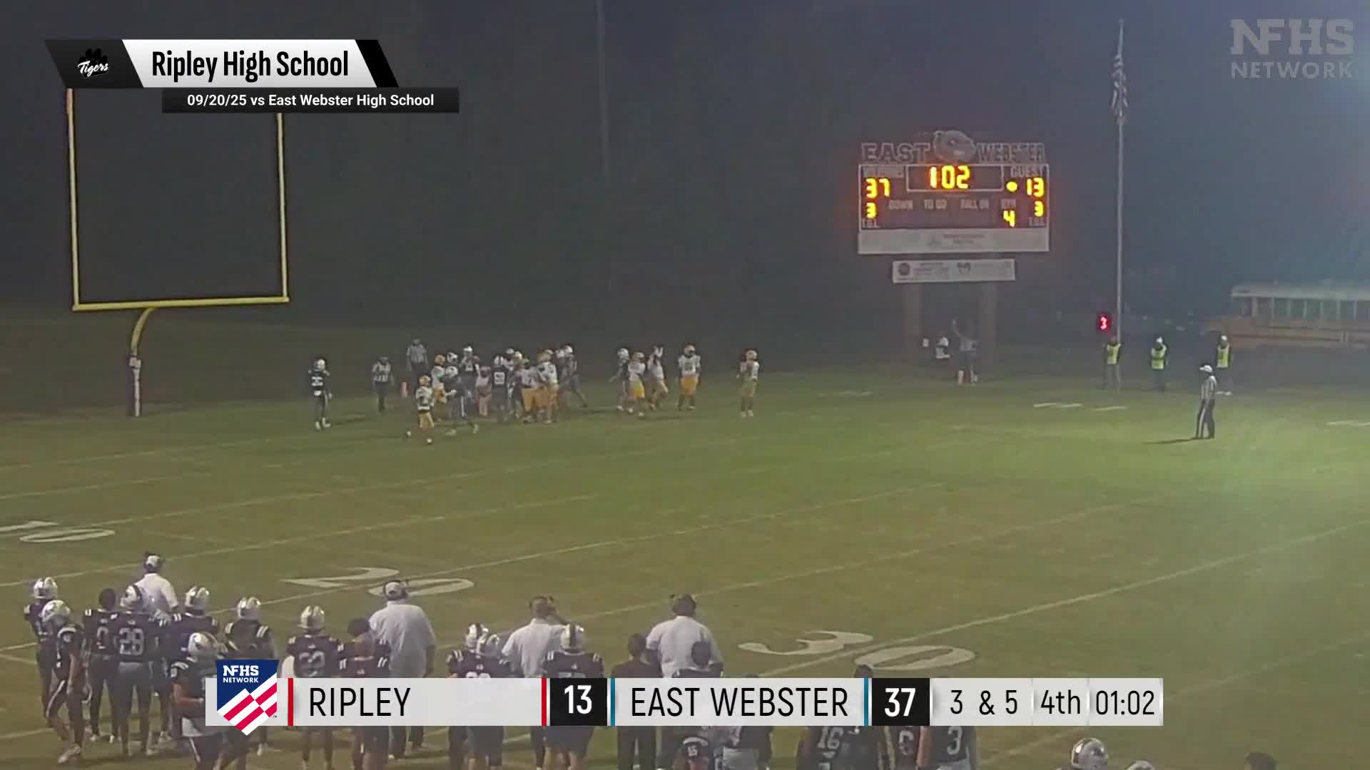 Football Recap: Rosa Fort Piles Up the Points Against Ripley