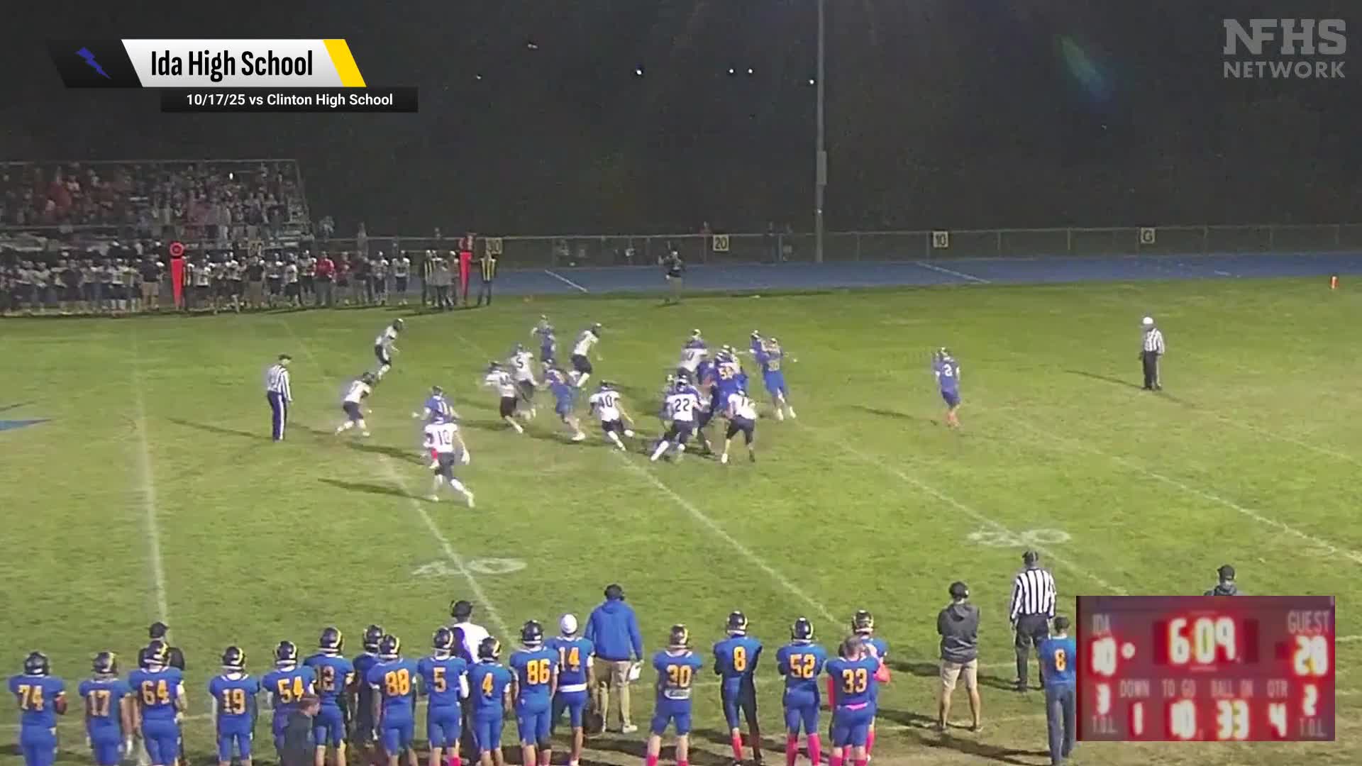 Football Recap: Ida Skates Past Robichaud with Ease